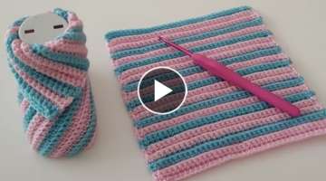 How to crochet baby shoes 