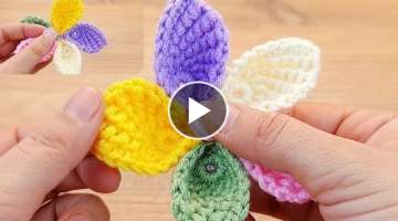 Wow!... ???????? Super Easy Very Easy Crochet flower making model