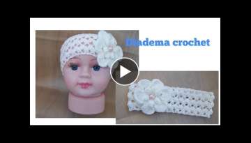 crochet BABY CROWN BAND Very easy step by step