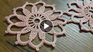 Crochet Knitting Motif Making, Table Cloth, Runner, Coffee Table Cover & Crochet