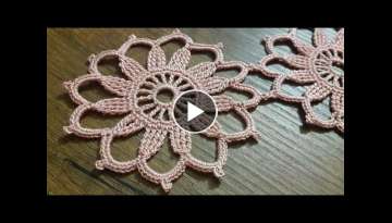 Crochet Knitting Motif Making, Table Cloth, Runner, Coffee Table Cover & Crochet
