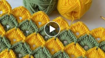  crochet knit blanket pattern 