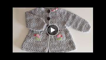 Crochet #16 How to crochet a girls coat / PART 1