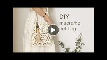 macrame net bag 