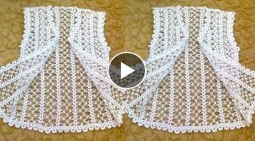 Quick EASY Crochet Women Sweater Vest Cardigan Pattern 
