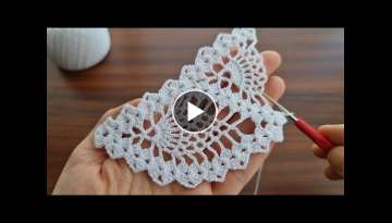 How to make crochet lace border 