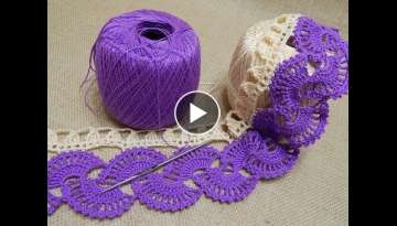 Border #14 Crochet Fans 2 colors