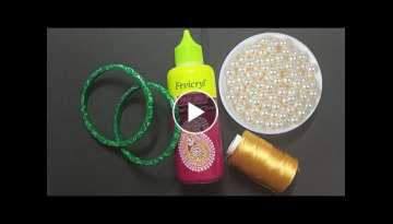 Thread Bangles Making New Model | Silk thread bangles | Silk thread jewellery making