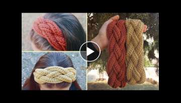 Very Easy Crochet Rope Braided Hair Band Making 
